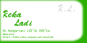 reka ladi business card